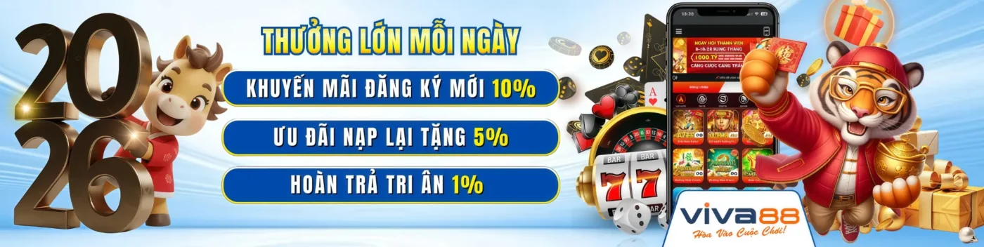 Viva88 ⚽️ Khuyến Mãi Bong88 2026 Với Trang chủ Viva88.com 180 banner viva88